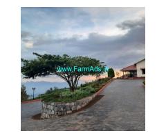 3.5 Acres Land with Farm villa Sale at Coonoor