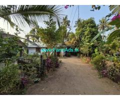 40 Cents Waterfront Plot With Old House Sale Near Varapuzha Town