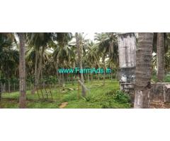 River belt 55 Acres coconut farm for Sale in Palakkad Tamilnadu border