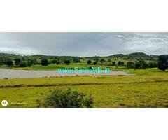 Lake attached 5 Acre farm land for sale near Nanjangud