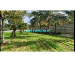 12 kms from Kunigal 1.5 acre plain land Sale