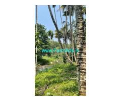 Riverside land for sale in Attappadi 4 acre
