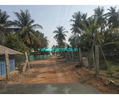 18 acre Agri coconut farm house for sale near Kollegal