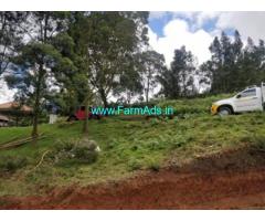 25 cents farm land sale at Kotagiri, Kaguchi Ajjur Kattapettu road