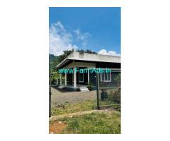 3.14 acres flat terrain land with a 2 BHK RCC house sale in Attappadi