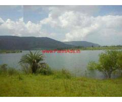 1 Acre lake side agriculture land for sale at Kamshet