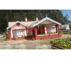 60 Cents Land with Old Heritage Bunglow for sale at Ooty
