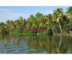 Total 206 cents River side land for sale 2 km from Santhekatte, Udupi