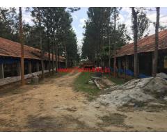 2.29 acre Farm land, 3 poultry sheds for sale at Anekal